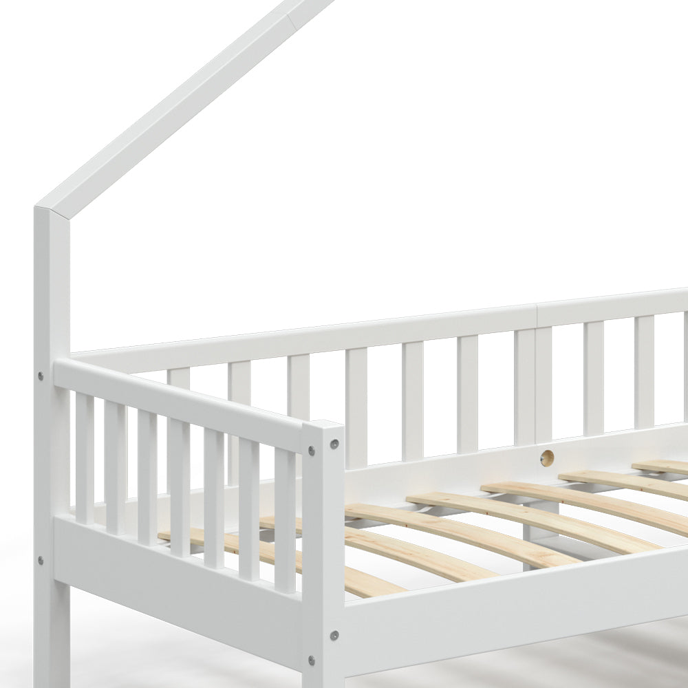 Vitalispa Letto montessori bambini Bianco 90x200 cm