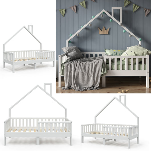 Vitalispa Letto montessori bambini Bianco 80x160 cm