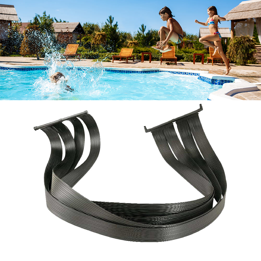 OK-Living Riscaldamento solare per piscine Nero 120 x 120 cm