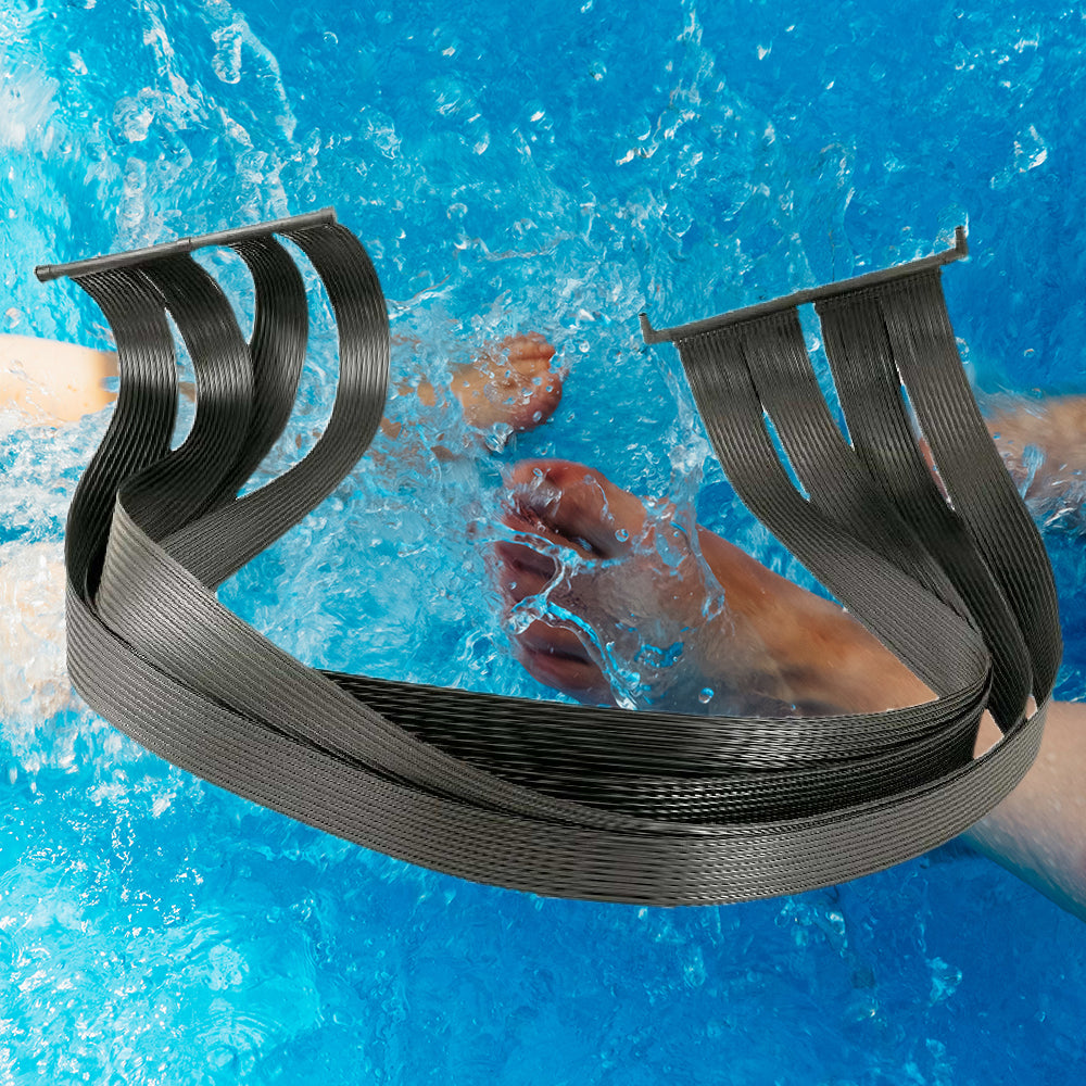 OK-Living Riscaldamento solare per piscine Nero 120 x 120 cm