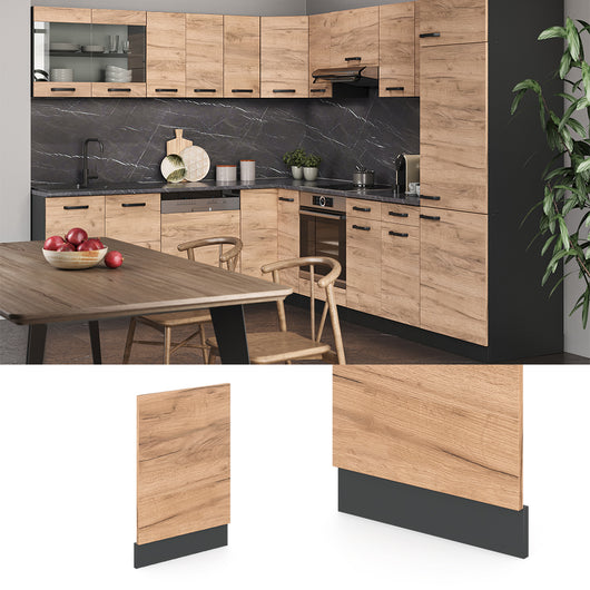 Vicco Mobili da cucina Quercia dorata 45 cm senza piano di lavoro