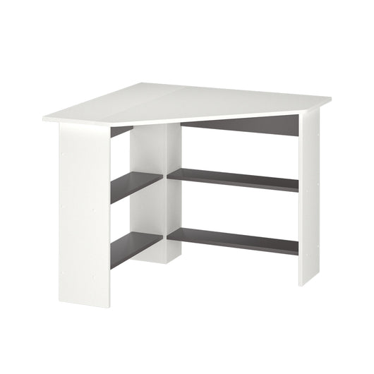 Vicco Scrivania angolare Bianco 90 x 90 cm