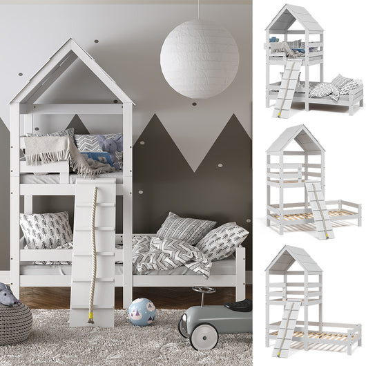 Vitalispa Letto montessori bambini Bianco 90x200 cm