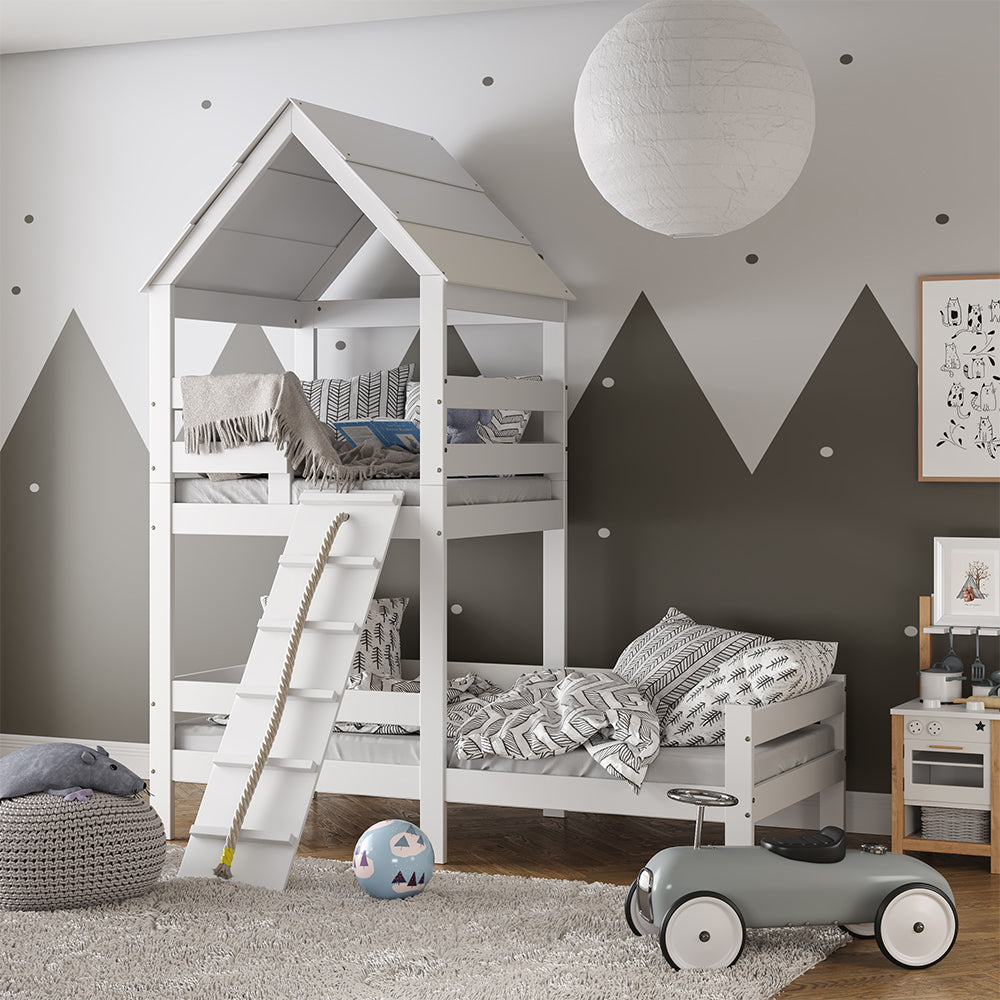 Vitalispa Letto montessori bambini Bianco 90x200 cm