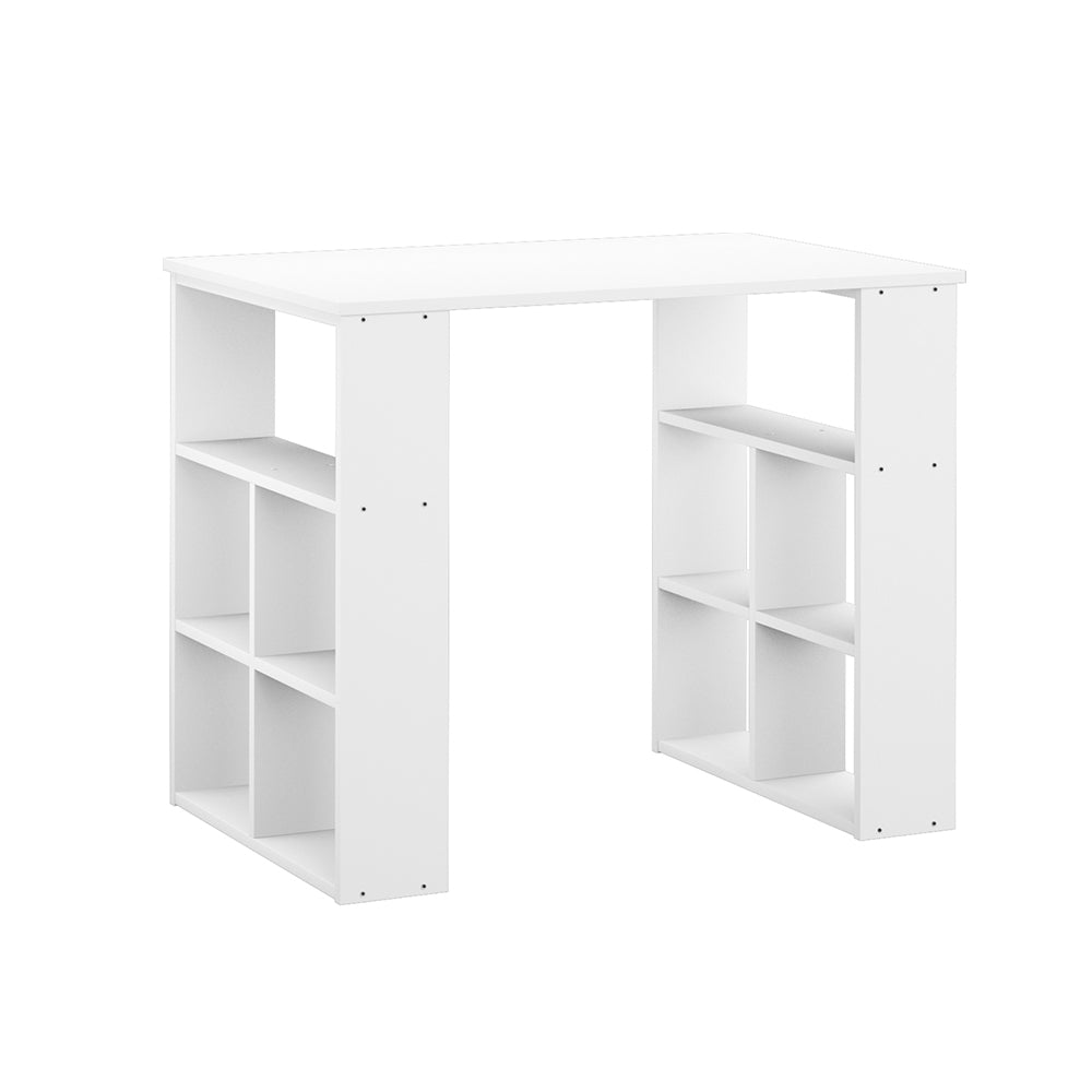 Vicco Scrivania con ripiani Bianco 90 x 60 cm