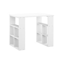 Vicco Scrivania con ripiani Bianco 90 x 60 cm