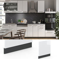 Vicco Pannello frontale Bianco lucido 60 cm , PL Antracite