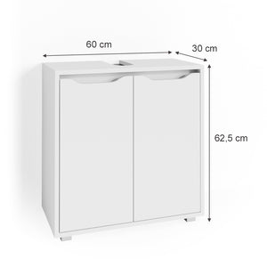 Vicco Mobile sottolavabo per bagno Bianco 60 x 62.5 cm