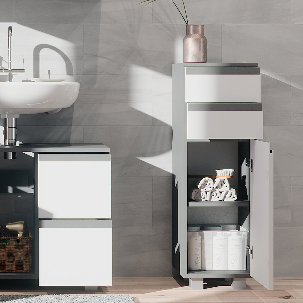 Vicco Mobiletto bagno Antracite 30 x 95 cm