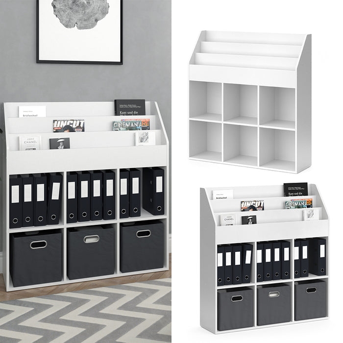 Vicco Libreria bambini Bianco 107.2 x 114.2 cm