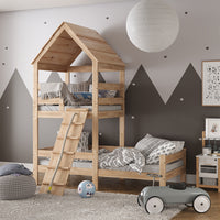 Vitalispa Letto montessori bambini Marrone 90x200 cm