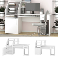 Vicco Scrivania Bianco 166 x 50.5 cm