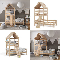 Vitalispa Letto montessori bambini Marrone 90x200 cm