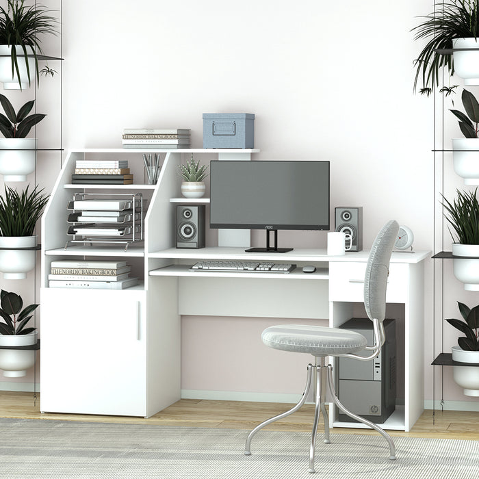 Vicco Scrivania Bianco 166 x 50.5 cm