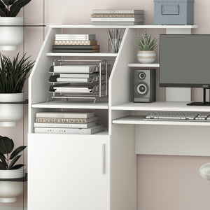 Vicco Scrivania Bianco 166 x 50.5 cm