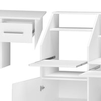 Vicco Scrivania Bianco 166 x 50.5 cm