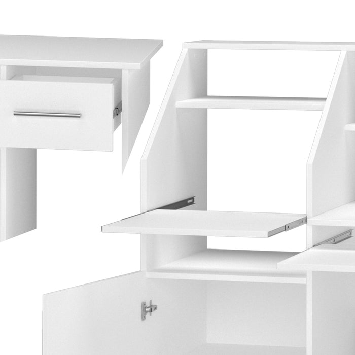 Vicco Scrivania Bianco 166 x 50.5 cm