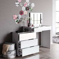 Vicco Tavolo da toeletta Bianco 117.4 cm