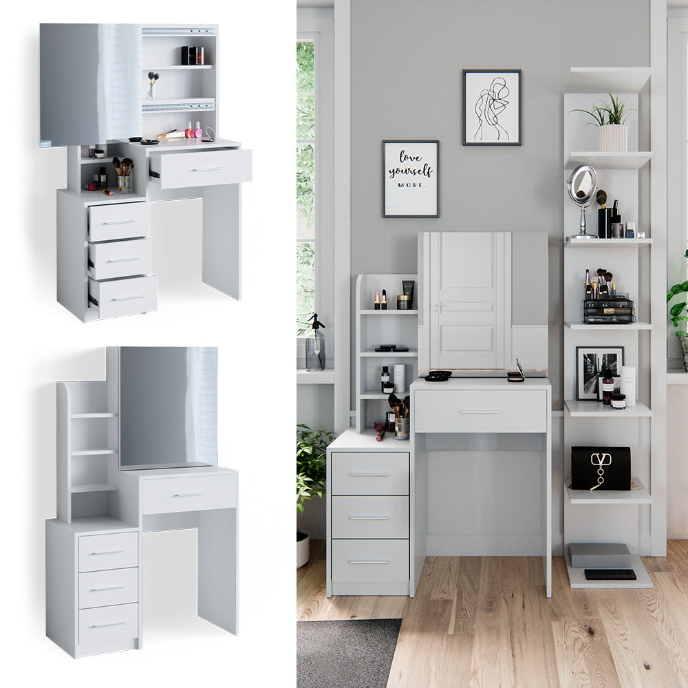 Vicco Tavolo da toeletta Bianco 36 cm