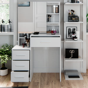 Vicco Tavolo da toeletta Bianco 36 cm