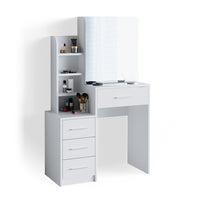 Vicco Tavolo da toeletta Bianco 36 cm