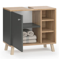 Vicco Mobile sottolavabo per bagno Antracite 60 x 54 cm