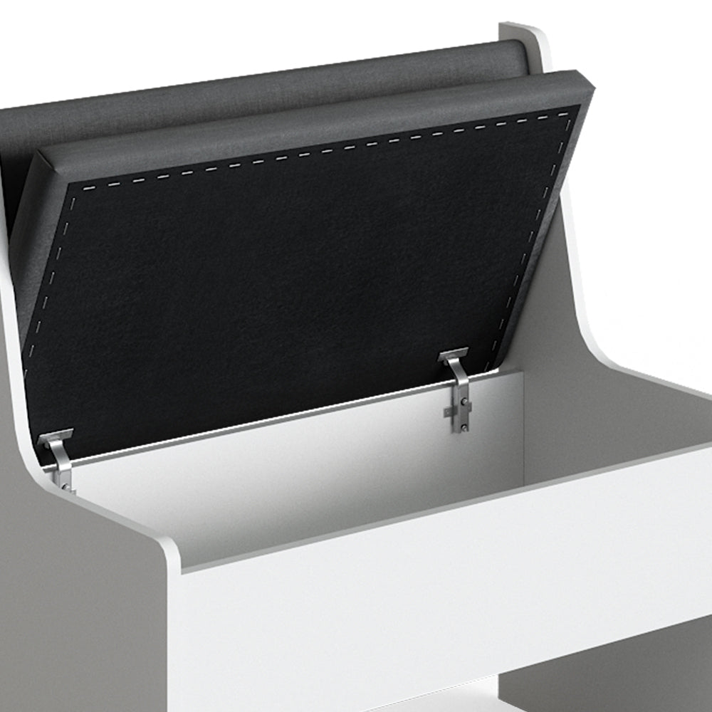 Vicco Panca ad angolo Bianco 41.5 x 76.6 cm