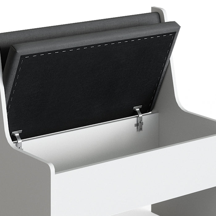 Vicco Panca ad angolo Bianco 41.5 x 76.6 cm