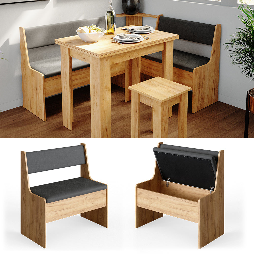 Vicco Panca ad angolo Rovere sabbia 41.5 x 76.6 cm