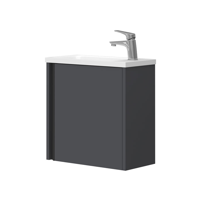 Vicco Set di mobili da bagno Antracite 2 parti