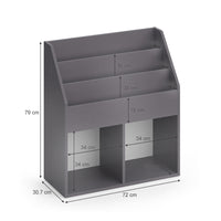 Vicco Libreria Grigio 72 x 79 cm