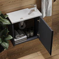 Vicco Set di mobili da bagno Antracite 2 parti