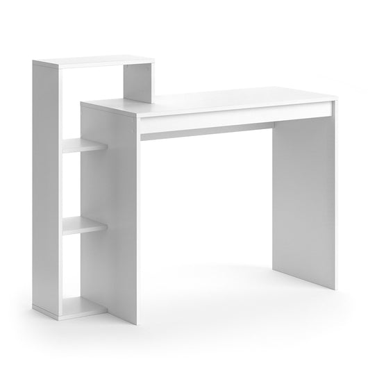 Vicco Scrivania con ripiani Bianco 110 x 40 cm