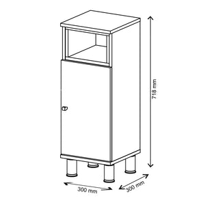 Vicco Mobiletto bagno Antracite 30 x 71.8 cm