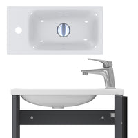 Vicco Set di mobili da bagno Antracite 2 parti