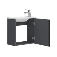 Vicco Set di mobili da bagno Antracite 2 parti