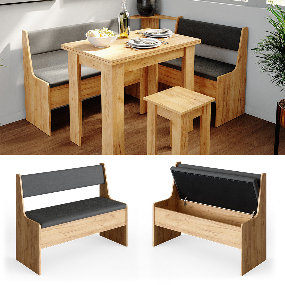 Vicco Panca ad angolo Rovere sabbia 41.5 x 106.6 cm