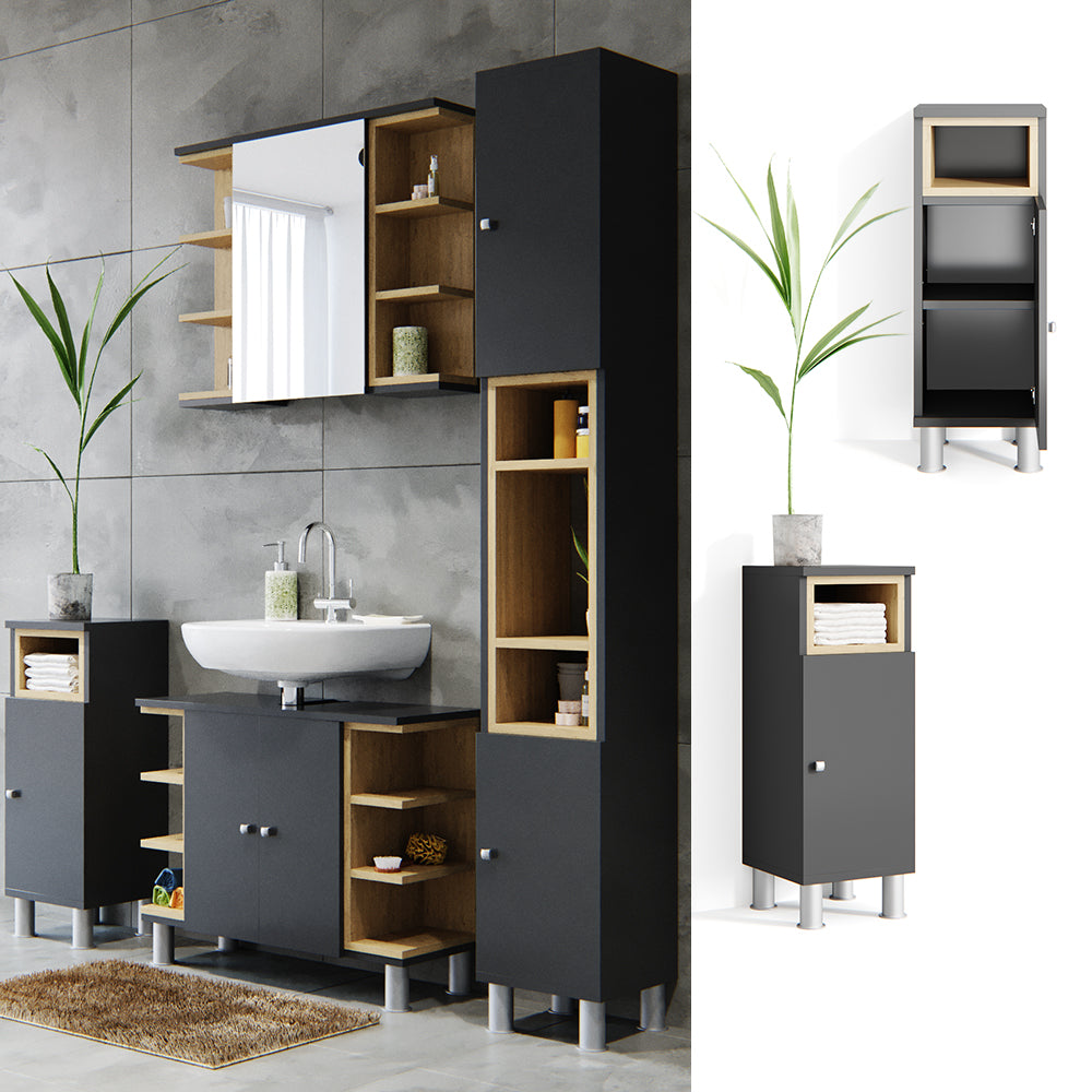 Vicco Mobiletto bagno Antracite 30 x 71.8 cm