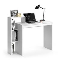 Vicco Scrivania con ripiani Bianco 110 x 40 cm