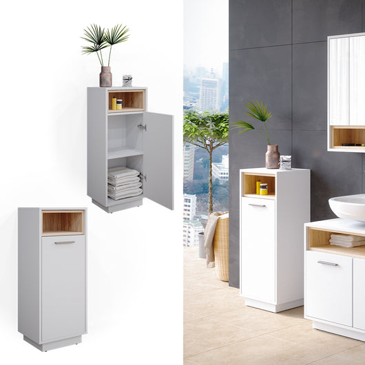 Vicco Mobiletto bagno Bianco 30 x 93 cm