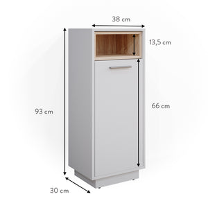 Vicco Mobiletto bagno Bianco 30 x 93 cm