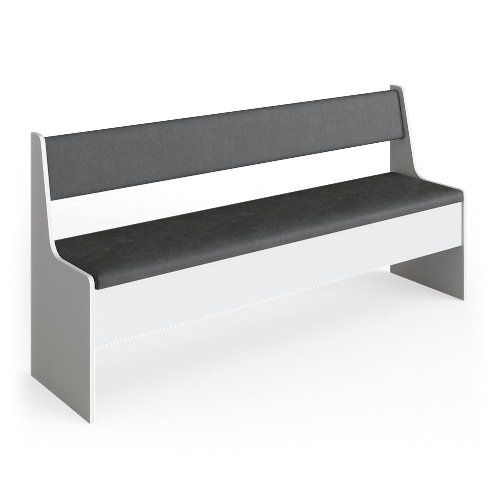 Vicco Panca ad angolo Bianco 41.5 x 166.6 cm