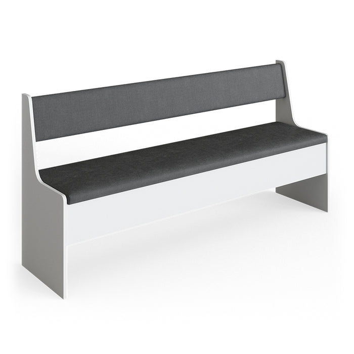 Vicco Panca ad angolo Bianco 41.5 x 166.6 cm