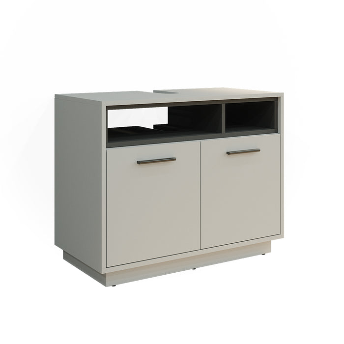 Vicco Mobile sottolavabo per bagno Grigio 80 x 64 cm