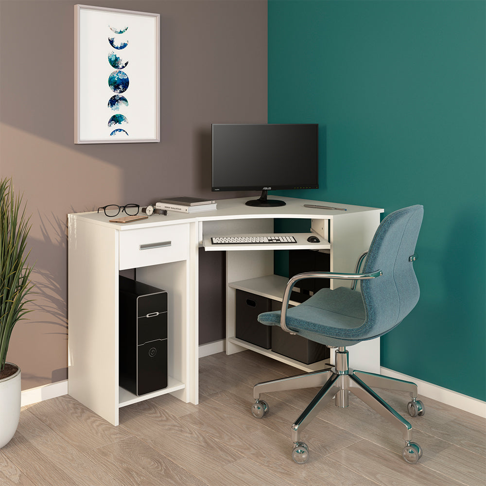 Vicco Armadio per PC Bianco 35.1 x 45 cm