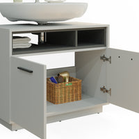Vicco Mobile sottolavabo per bagno Grigio 80 x 64 cm