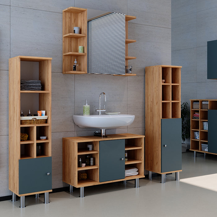 Vicco Mobiletto bagno Verde 30 x 130.6 cm porta piccola