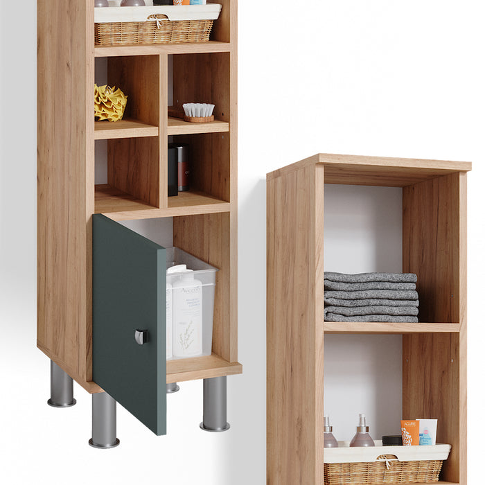 Vicco Mobiletto bagno Verde 30 x 130.6 cm porta piccola