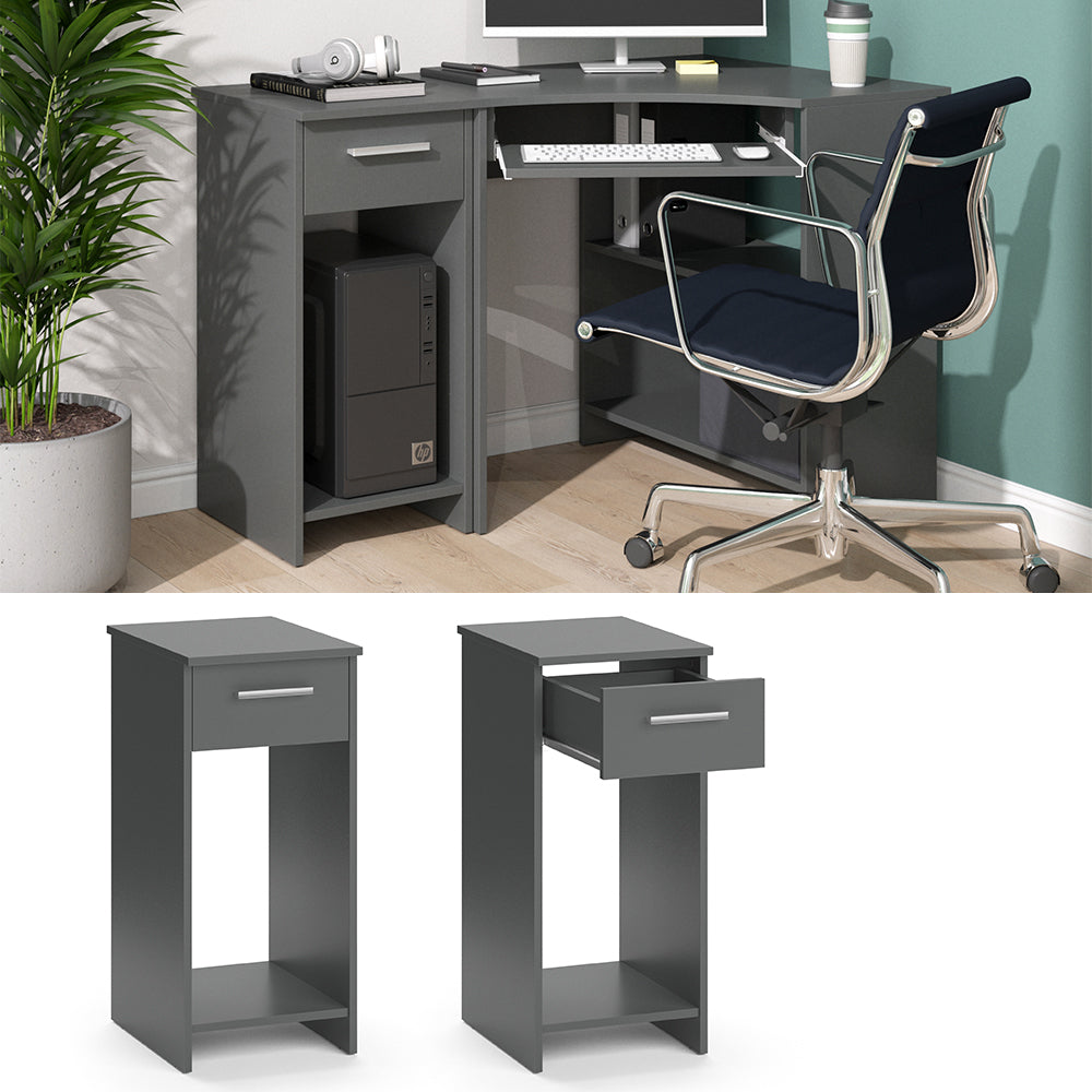 Vicco Armadio per PC Antracite 35.1 x 45 cm