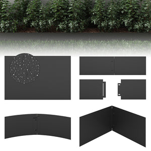 Serina Bordo del prato Antracite 100 x 18 cm 40 metri